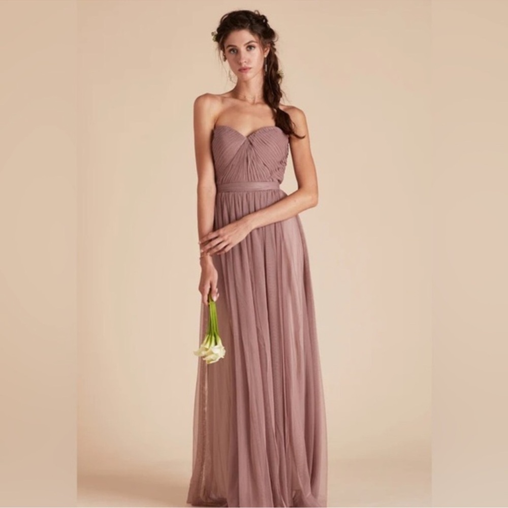Birdy Gray Mauve Christina Convertible Strapless Dress Size XL